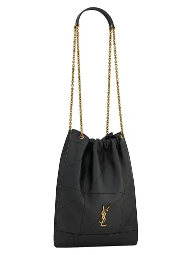 Saint Laurent Women's Jamie 4.3 Pochon in Lambskin Shoulder Bags - Light Musk | Thumbnail 11