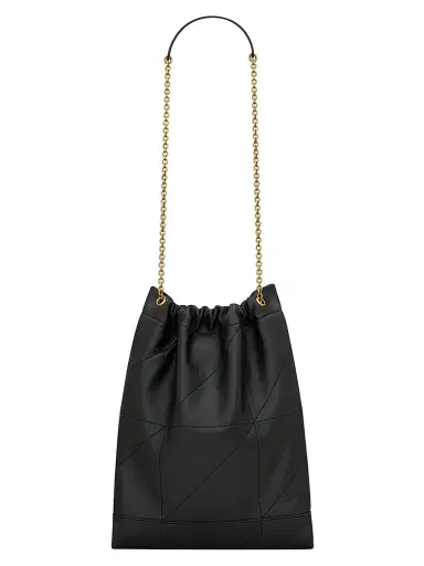 Saint Laurent Women's Jamie 4.3 Pochon in Lambskin Shoulder Bags - Light Musk | Thumbnail 12