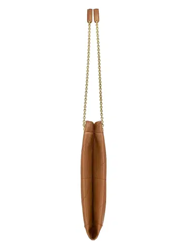 Saint Laurent Women's Jamie 4.3 Pochon in Lambskin Shoulder Bags - Light Musk | Thumbnail 14