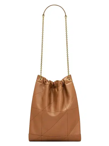 Saint Laurent Women's Jamie 4.3 Pochon in Lambskin Shoulder Bags - Light Musk | Thumbnail 17