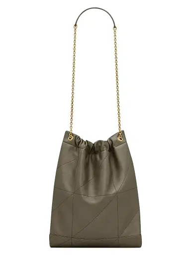 Saint Laurent Women's Jamie 4.3 Pochon in Lambskin Shoulder Bags - Light Musk | Thumbnail 6
