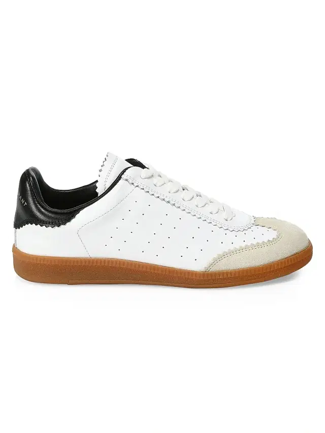 Isabel Marant Women's Bryce Leather Sneakers - White