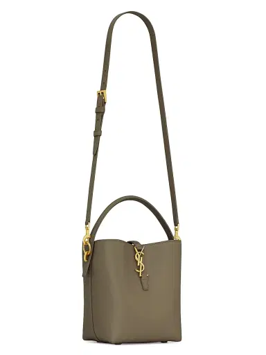 Saint Laurent Women's Le 37 Small Bucket Bag in Shiny Leather | Thumbnail 3 Saint Laurent Women's Le 37 Small Bucket Bag in Shiny Leather | Thumbnail 3
