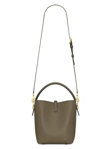 Saint Laurent Women's Le 37 Small Bucket Bag in Shiny Leather | Thumbnail 5 Saint Laurent Women's Le 37 Small Bucket Bag in Shiny Leather | Thumbnail 5