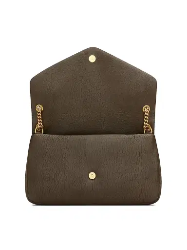 Saint Laurent Women's Calypso Bag in Grained Lambskin - Light Musk | Thumbnail 3 Saint Laurent Women's Calypso Bag in Grained Lambskin - Light Musk | Thumbnail 3
