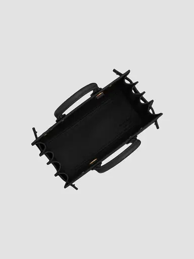 Saint Laurent Women's Sac De Jour Nano Top Handle Bag In Crocodile-Embossed Matte Leather | Thumbnail 5