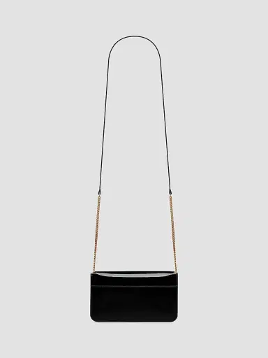 Saint Laurent Women's Cassandre Phone Holder in Patent Leather | Thumbnail 6