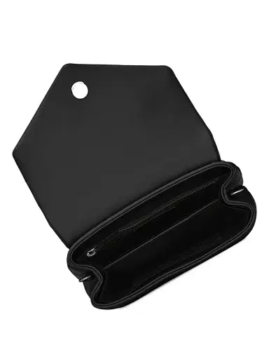 Saint Laurent Women's Mini Loulou Matelassé Leather Crossbody Bag - Nero | Thumbnail 5