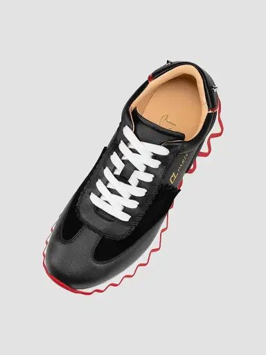 Christian Louboutin Women's Loubishark Woman Sneakers - Black | Thumbnail 4