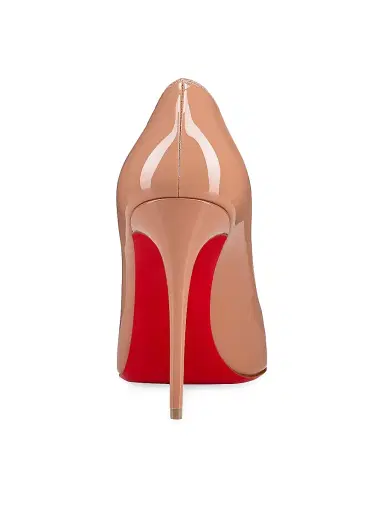 Christian Louboutin Women's Kate 100MM Patent Leather Pumps - Blush | Thumbnail 3 Christian Louboutin Women's Kate 100MM Patent Leather Pumps - Blush | Thumbnail 3