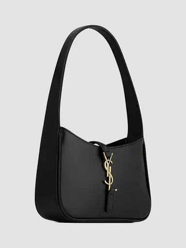 Saint Laurent Women's Le 5 à 7 Mini Hobo in Smooth Leather - Nero | Thumbnail 5 Saint Laurent Women's Le 5 à 7 Mini Hobo in Smooth Leather - Nero | Thumbnail 5