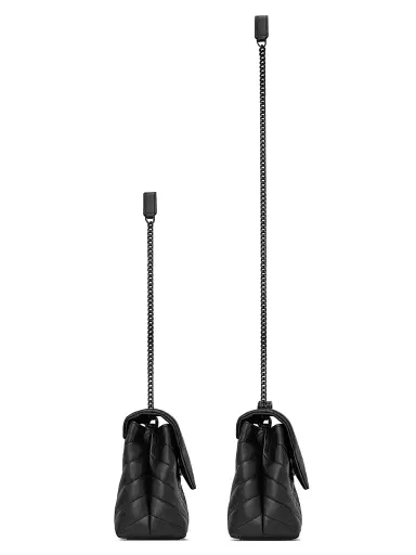 Saint Laurent Women's Loulou Shoulder Bag in Quilted Leather - Black | Thumbnail 5 Saint Laurent Women's Loulou Shoulder Bag in Quilted Leather - Black | Thumbnail 5
