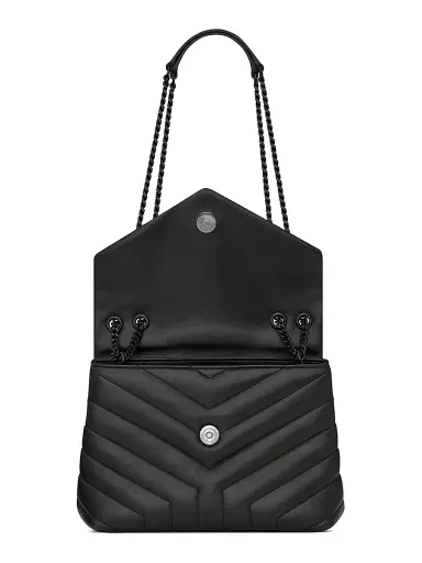 Saint Laurent Women's Loulou Shoulder Bag in Quilted Leather - Black | Thumbnail 6 Saint Laurent Women's Loulou Shoulder Bag in Quilted Leather - Black | Thumbnail 6
