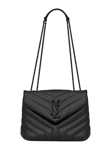 Saint Laurent Women's Loulou Shoulder Bag in Quilted Leather - Black | Thumbnail 1 Saint Laurent Women's Loulou Shoulder Bag in Quilted Leather - Black | Thumbnail 1