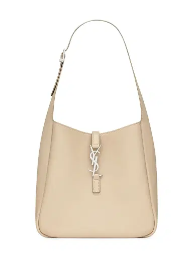 Saint Laurent Women's Le 5 à 7 Soft Shoulder Bag In Smooth Leather - Seasalt | Thumbnail 1