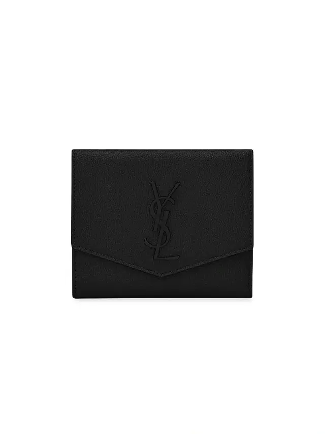 Women's Uptown Compact Wallet - Black