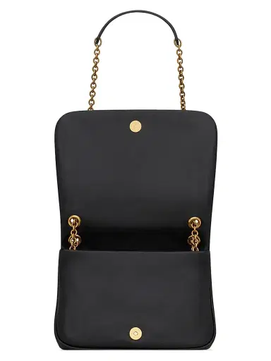 Saint Laurent Women's Jamie 4.3 Mini Chain Bag in Lambskin - Black | Thumbnail 4