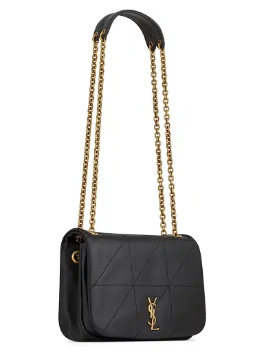 Saint Laurent Women's Jamie 4.3 Mini Chain Bag in Lambskin - Black | Thumbnail 5