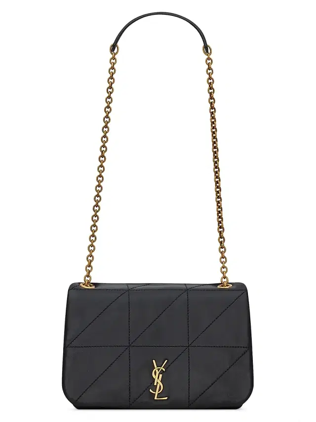 Women's Jamie 4.3 Mini Chain Bag in Lambskin - Black