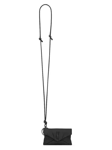 Saint Laurent Men's Cassandre Mini Envelope Bag in Nylon | Thumbnail 1