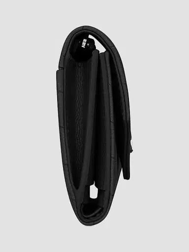 Saint Laurent Women's Cassandre Matelassé Compact Tri Fold Wallet - Black | Thumbnail 3 Saint Laurent Women's Cassandre Matelassé Compact Tri Fold Wallet - Black | Thumbnail 3