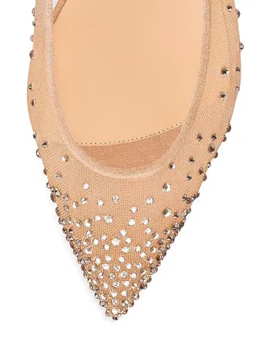 Christian Louboutin Women's Follies Strass Ballerina Flats | Thumbnail 4 Christian Louboutin Women's Follies Strass Ballerina Flats | Thumbnail 4