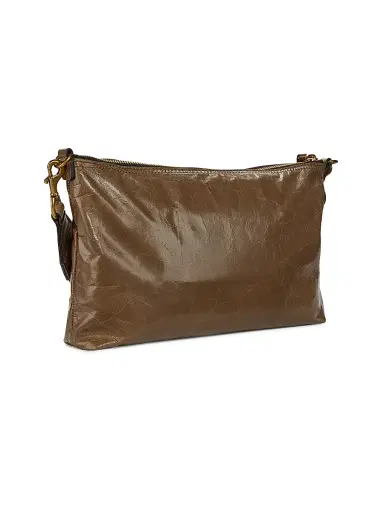 Isabel Marant Women's Nessah Patent Leather Shoulder Bag - Dark Khaki | Thumbnail 3 Isabel Marant Women's Nessah Patent Leather Shoulder Bag - Dark Khaki | Thumbnail 3
