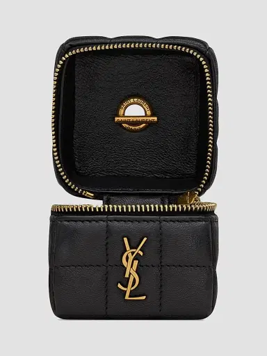 Saint Laurent Women's Cassandre Matelasse Carre Mini Cube in Lambskin | Thumbnail 2 Saint Laurent Women's Cassandre Matelasse Carre Mini Cube in Lambskin | Thumbnail 2