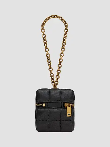 Saint Laurent Women's Cassandre Matelasse Carre Mini Cube in Lambskin | Thumbnail 3 Saint Laurent Women's Cassandre Matelasse Carre Mini Cube in Lambskin | Thumbnail 3