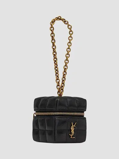 Saint Laurent Women's Cassandre Matelasse Carre Mini Cube in Lambskin | Thumbnail 4 Saint Laurent Women's Cassandre Matelasse Carre Mini Cube in Lambskin | Thumbnail 4
