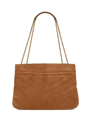 Saint Laurent Women's Loulou in Quilted Suede - Cinnamon | Thumbnail 3 Saint Laurent Women's Loulou in Quilted Suede - Cinnamon | Thumbnail 3