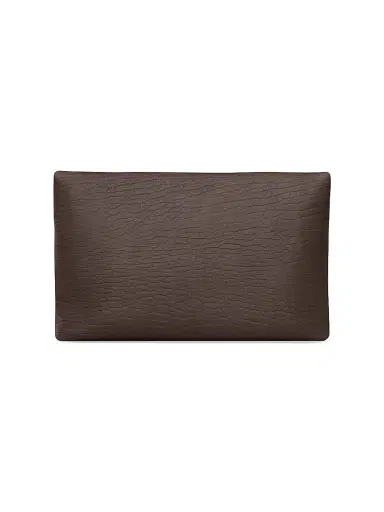 Saint Laurent Women's Cassandre Large Envelope Pouch In Lambskin - Santal | Thumbnail 6