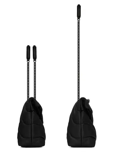 Saint Laurent Women's Puffer in Nappa Leather - Nero | Thumbnail 4 Saint Laurent Women's Puffer in Nappa Leather - Nero | Thumbnail 4