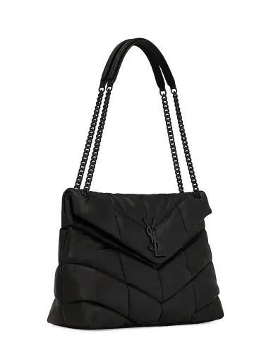 Saint Laurent Women's Puffer in Nappa Leather - Nero | Thumbnail 6 Saint Laurent Women's Puffer in Nappa Leather - Nero | Thumbnail 6