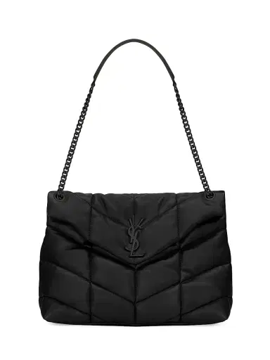 Saint Laurent Women's Puffer in Nappa Leather - Nero | Thumbnail 1 Saint Laurent Women's Puffer in Nappa Leather - Nero | Thumbnail 1