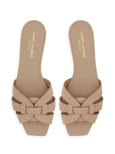 Saint Laurent Women's Tribute Mules in Smooth Leather | Thumbnail 3 Saint Laurent Women's Tribute Mules in Smooth Leather | Thumbnail 3