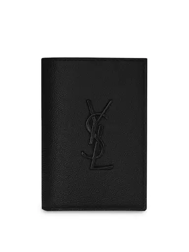 Saint Laurent Men's Cassandre Credit Card Wallet | Thumbnail 1 Saint Laurent Men's Cassandre Credit Card Wallet | Thumbnail 1