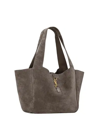 Saint Laurent Women's Le Bea in Suede Tote Bag | Thumbnail 6 Saint Laurent Women's Le Bea in Suede Tote Bag | Thumbnail 6