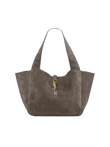 Saint Laurent Women's Le Bea in Suede Tote Bag | Thumbnail 1 Saint Laurent Women's Le Bea in Suede Tote Bag | Thumbnail 1
