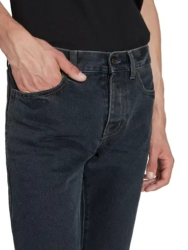 Saint Laurent Men's Slim-Fit Jeans in Denim - Dark Blue - Size 28 | Thumbnail 7