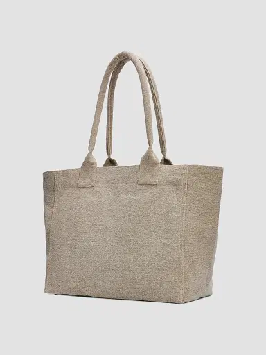 Isabel Marant Women's Yenky Zipped Cotton Tote Bag - Beige | Thumbnail 3