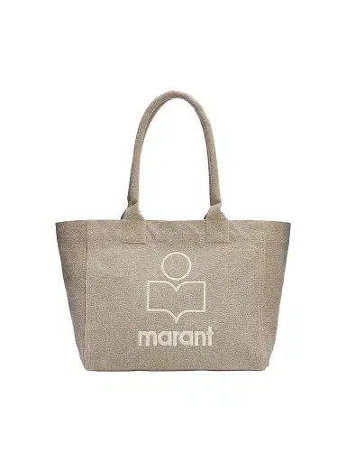Isabel Marant Women's Yenky Zipped Cotton Tote Bag - Beige | Thumbnail 1