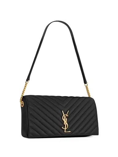 Saint Laurent Women's Kate 99 Bag In Quilted Nappa Leather - Black | Thumbnail 5