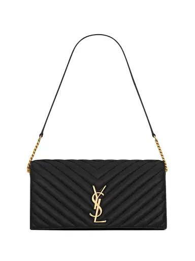 Saint Laurent Women's Kate 99 Bag In Quilted Nappa Leather - Black | Thumbnail 1