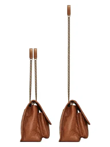 Saint Laurent Women's Niki Leather Shoulder Bag - Light Caramel | Thumbnail 4 Saint Laurent Women's Niki Leather Shoulder Bag - Light Caramel | Thumbnail 4