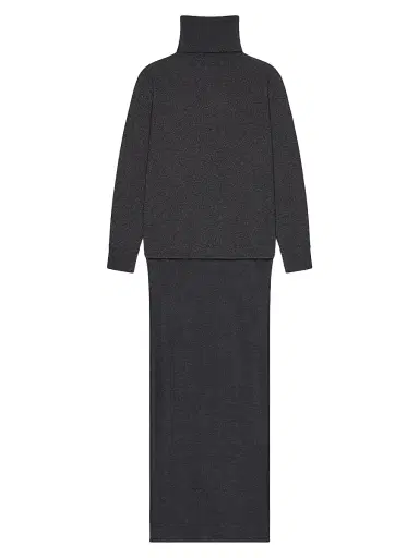 Givenchy Women's Sweater in Cashmere with Train - Charcoal - Size Medium | Thumbnail 1