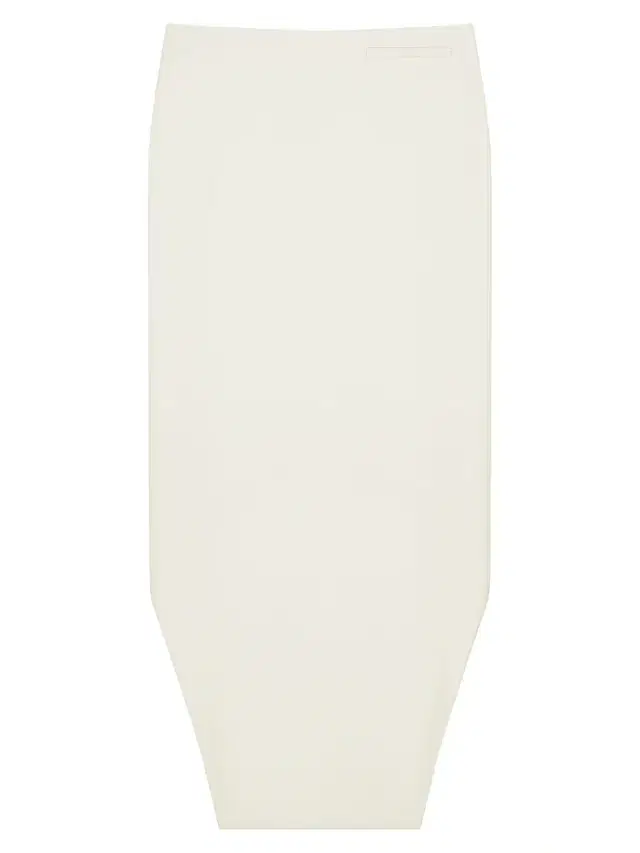Women's Asymmetric Skirt in Wool and Mohair - Greige