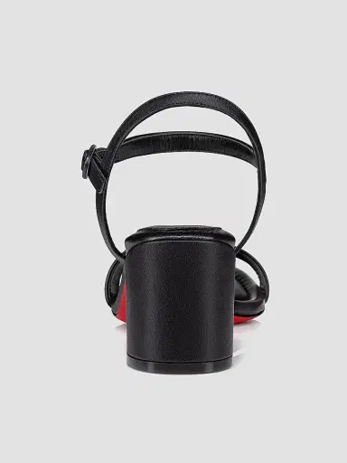 Christian Louboutin Women's Miss Jane 55MM Leather Sandals - Black | Thumbnail 2 Christian Louboutin Women's Miss Jane 55MM Leather Sandals - Black | Thumbnail 2