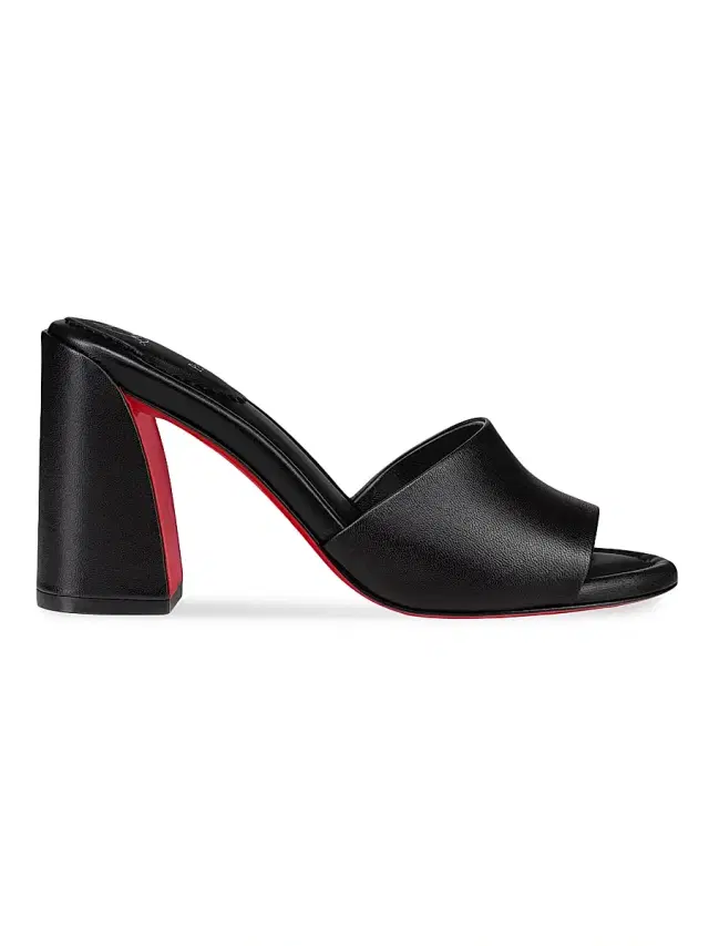 Women's Jane 85MM Leather Mules - Black
