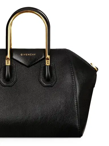 Givenchy Women's Mini Antigona Bag In Leather With Metal Handles - Black | Thumbnail 6 Givenchy Women's Mini Antigona Bag In Leather With Metal Handles - Black | Thumbnail 6